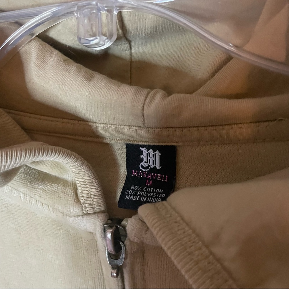 OFFICIAL TUPAC MAKAVELI BRANDED rose gold embroidered track suit jacket - Picture 5 of 8